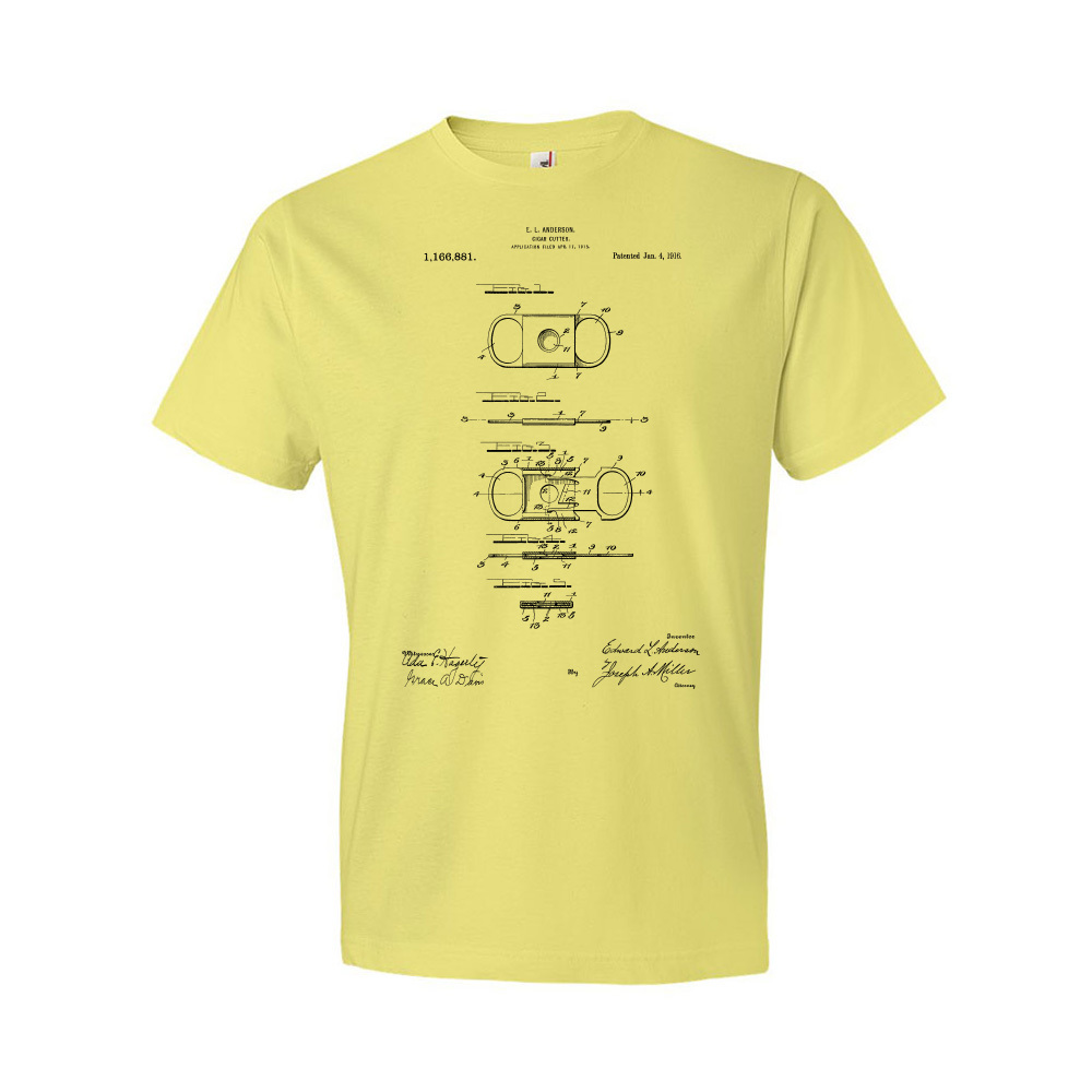 Cigar Cutter Shirt Humidor Apparel Cigar Lover Smoker Gift Smoke Shop Tee
