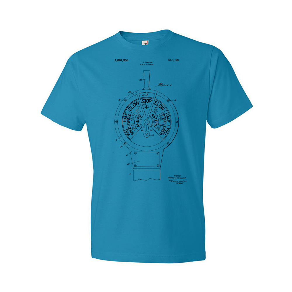 Marine Telegraph Patent Shirt Bootfahren Geschenk Schiff Kapitän Maritim Geschenk Marine Geschenke - Bild 10 von 11