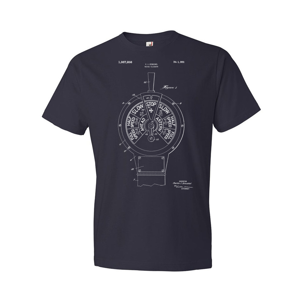 Marine Telegraph Patent Shirt Bootfahren Geschenk Schiff Kapitän Maritim Geschenk Marine Geschenke - Bild 7 von 11