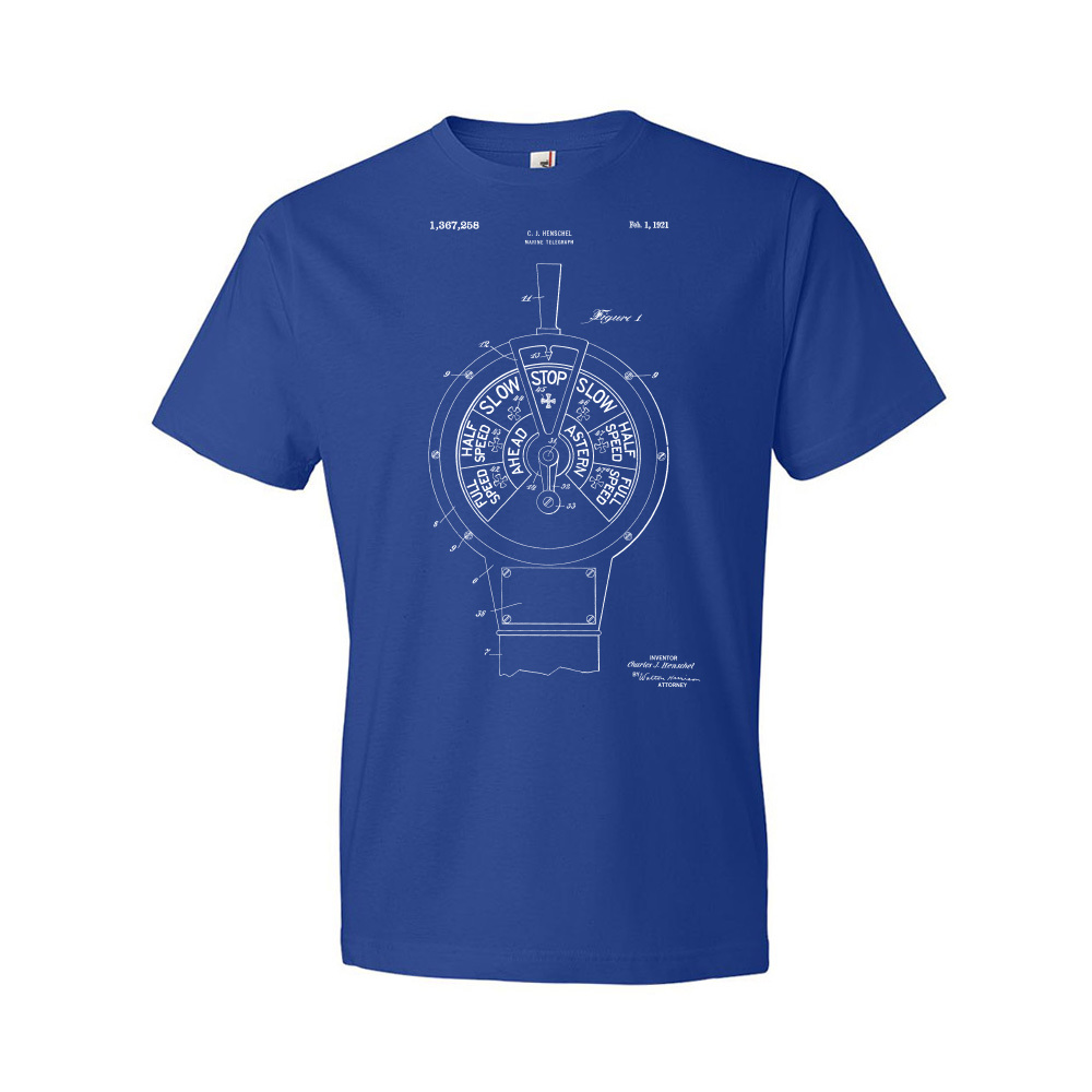 Marine Telegraph Patent Shirt Bootfahren Geschenk Schiff Kapitän Maritim Geschenk Marine Geschenke - Bild 6 von 11