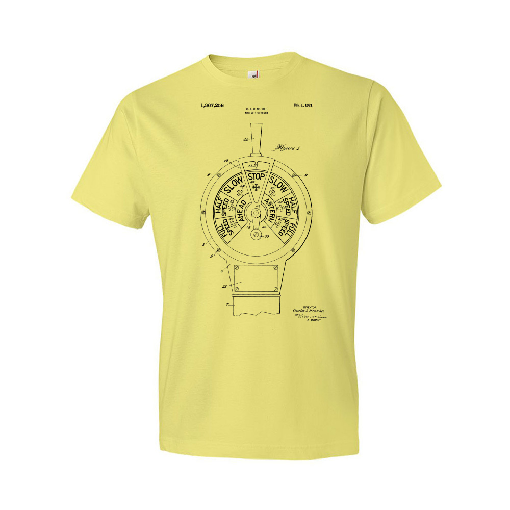 Marine Telegraph Patent Shirt Bootfahren Geschenk Schiff Kapitän Maritim Geschenk Marine Geschenke - Bild 11 von 11