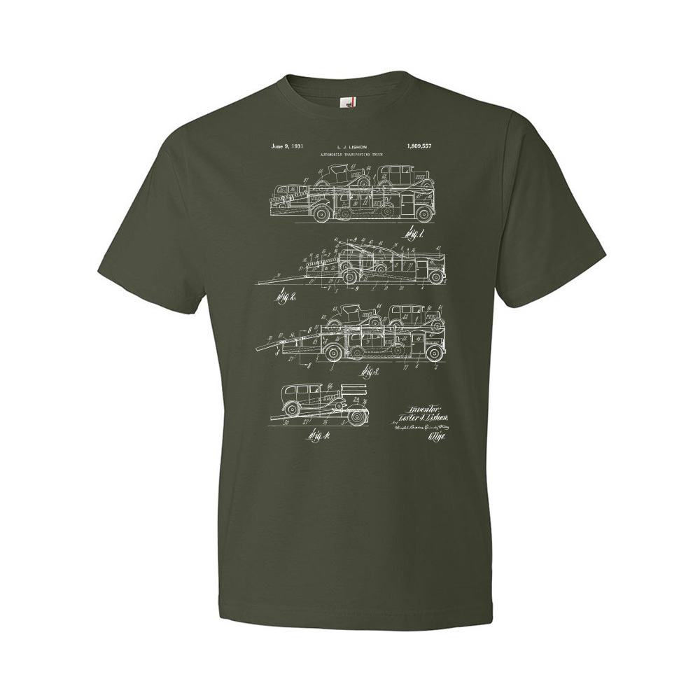 Camisa de charol para transportista de autos Camionero Regalo Logística Camisa de contratista Camisas divertidas - Imagen 5 de 11