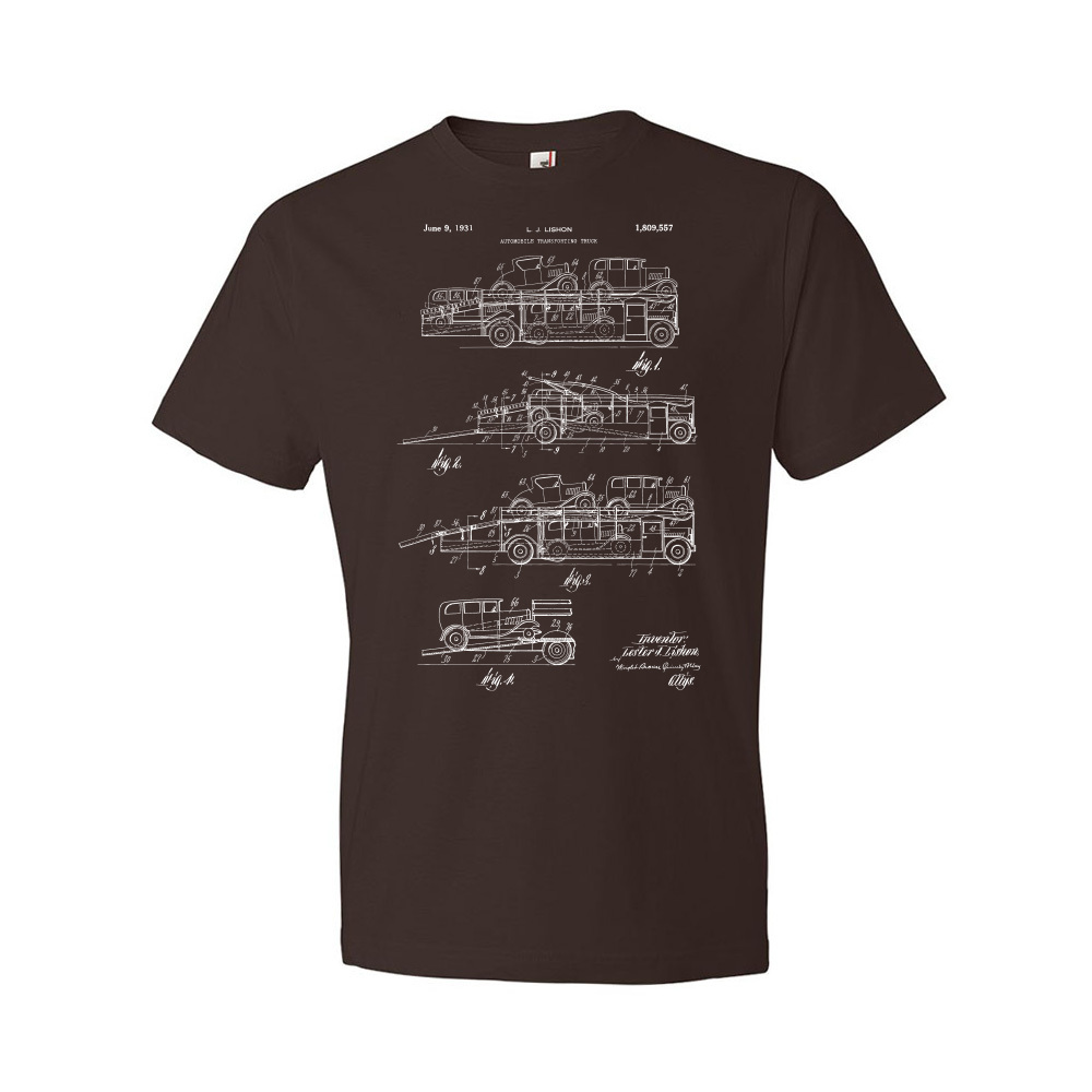 Camisa de charol para transportista de autos Camionero Regalo Logística Camisa de contratista Camisas divertidas - Imagen 4 de 11