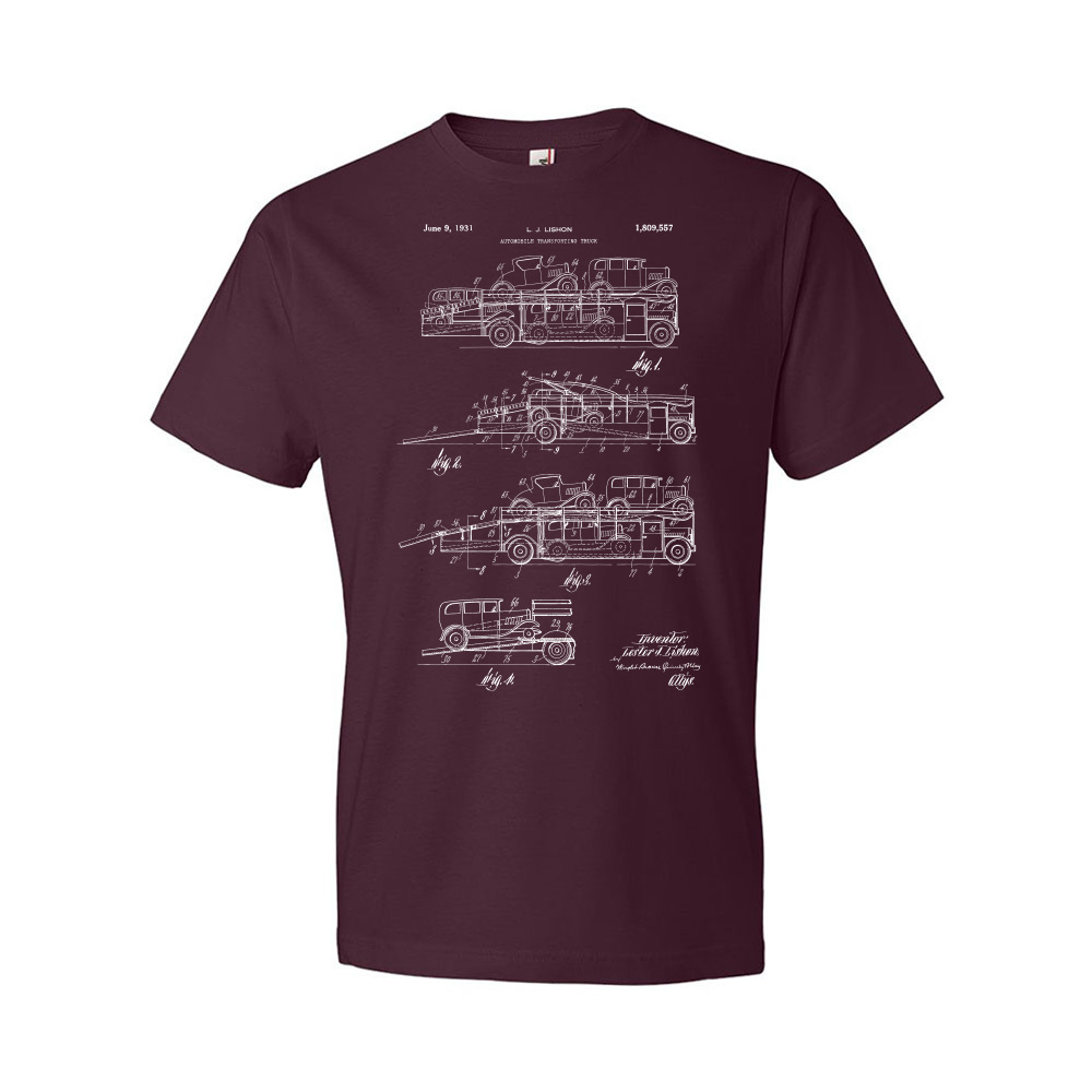 Camisa de charol para transportista de autos Camionero Regalo Logística Camisa de contratista Camisas divertidas - Imagen 9 de 11