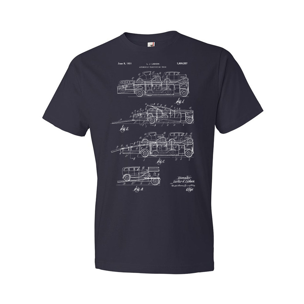 Camisa de charol para transportista de autos Camionero Regalo Logística Camisa de contratista Camisas divertidas - Imagen 7 de 11