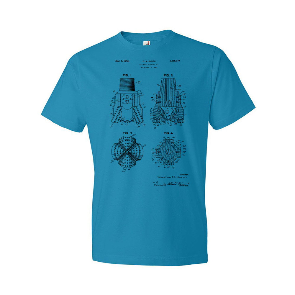Oil Well Drill Bit Shirt Rig Worker Roughneck Gift Petroleum Engineer - Picture 10 of 11