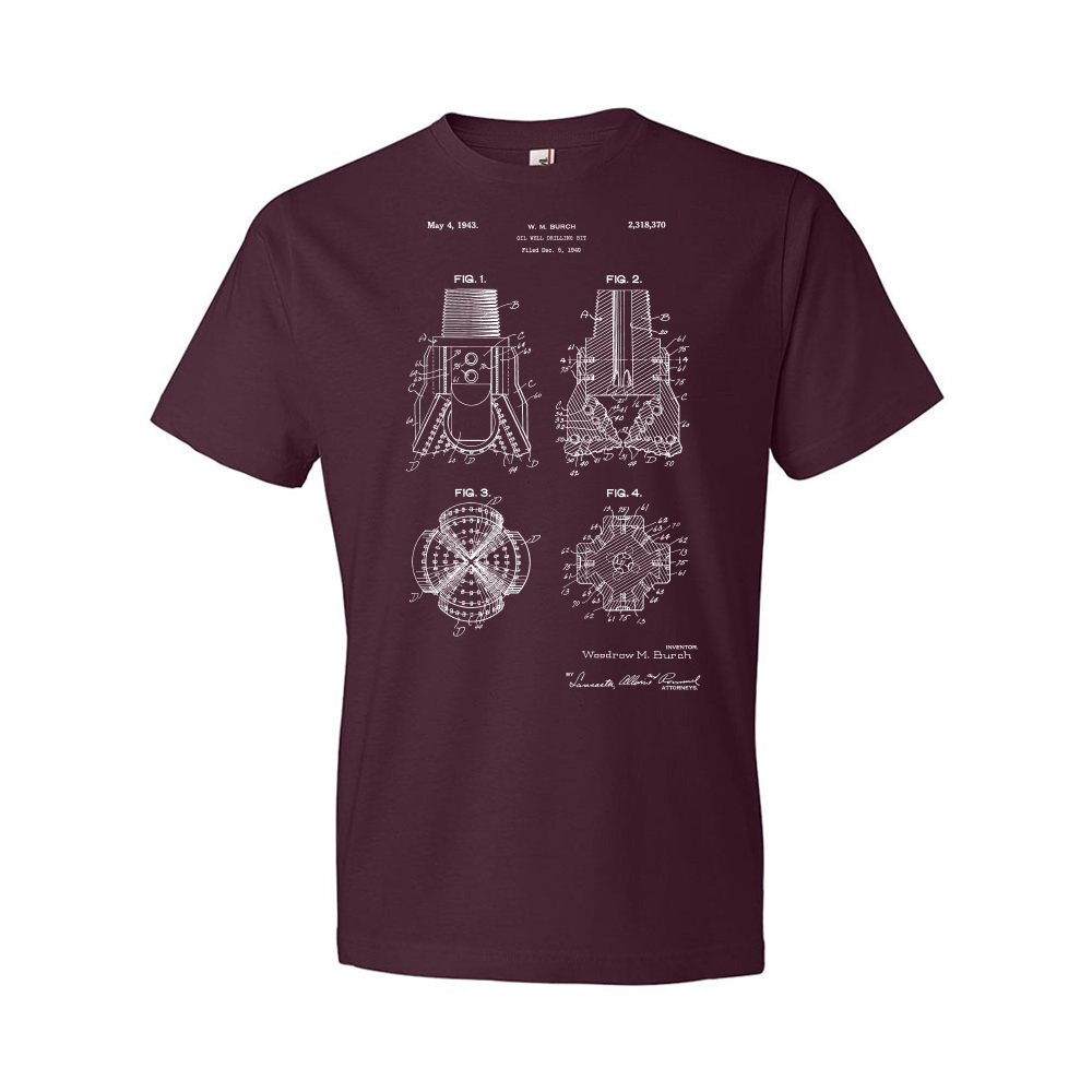 Oil Well Drill Bit Shirt Rig Worker Roughneck Gift Petroleum Engineer - Picture 9 of 11
