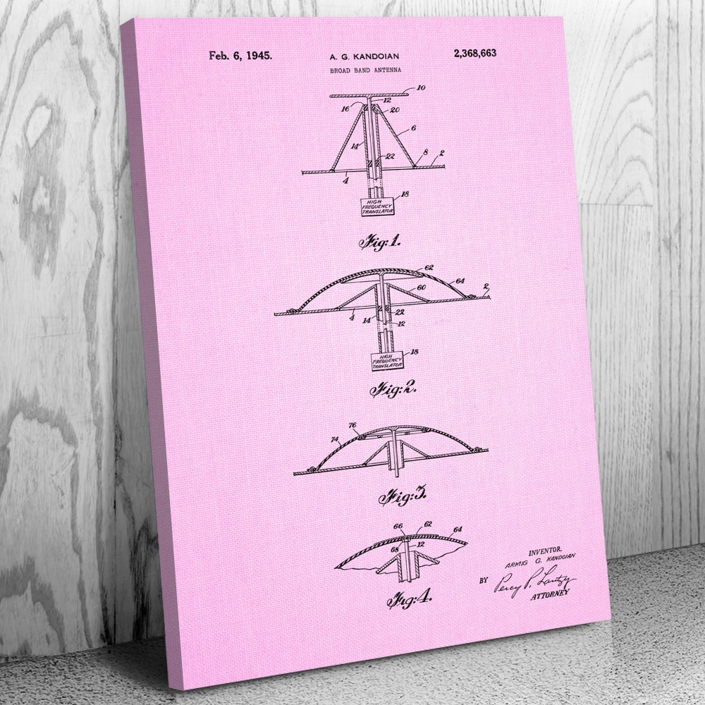 Broadband Antenna Canvas Print Radio Station Art Network Engineer Telecom Gift