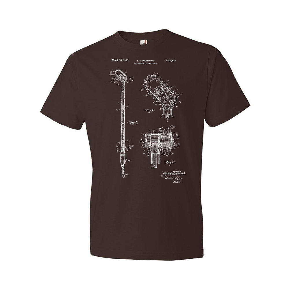 Camisa de charol de motosierra de poste regalo de paisajista motosierra plano regalo de leñador - Imagen 4 de 11