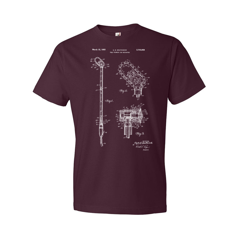 Camisa de charol de motosierra de poste regalo de paisajista motosierra plano regalo de leñador - Imagen 9 de 11