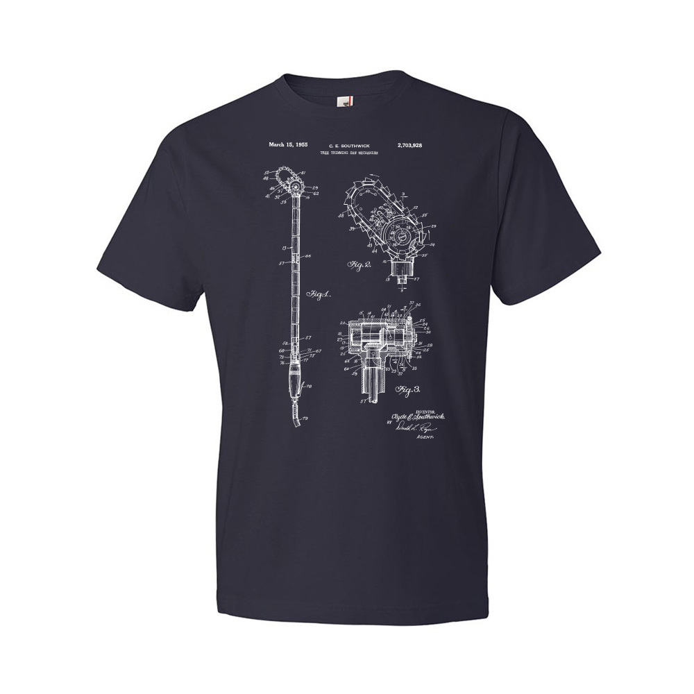 Camisa de charol de motosierra de poste regalo de paisajista motosierra plano regalo de leñador - Imagen 7 de 11