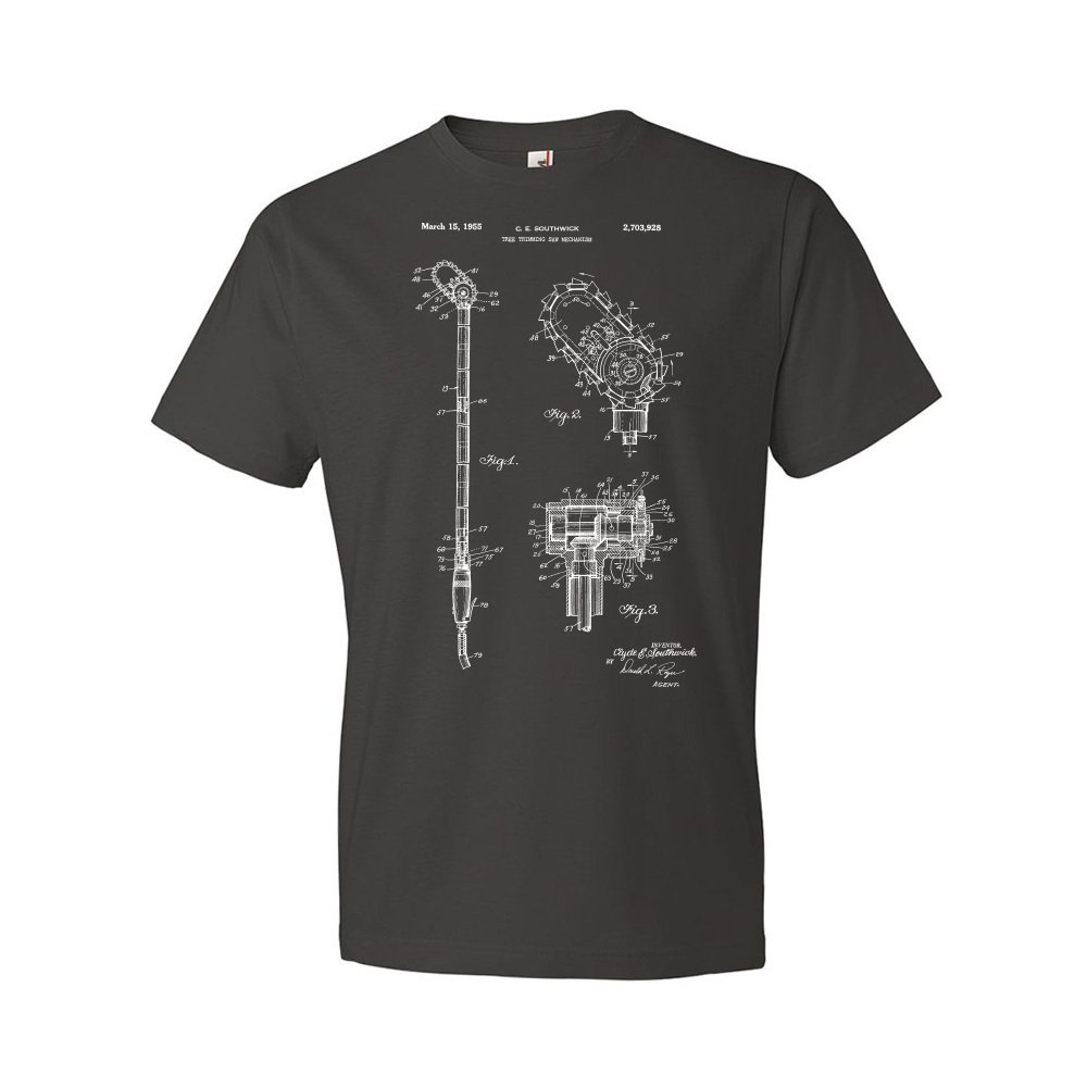 Camisa de charol de motosierra de poste regalo de paisajista motosierra plano regalo de leñador - Imagen 8 de 11