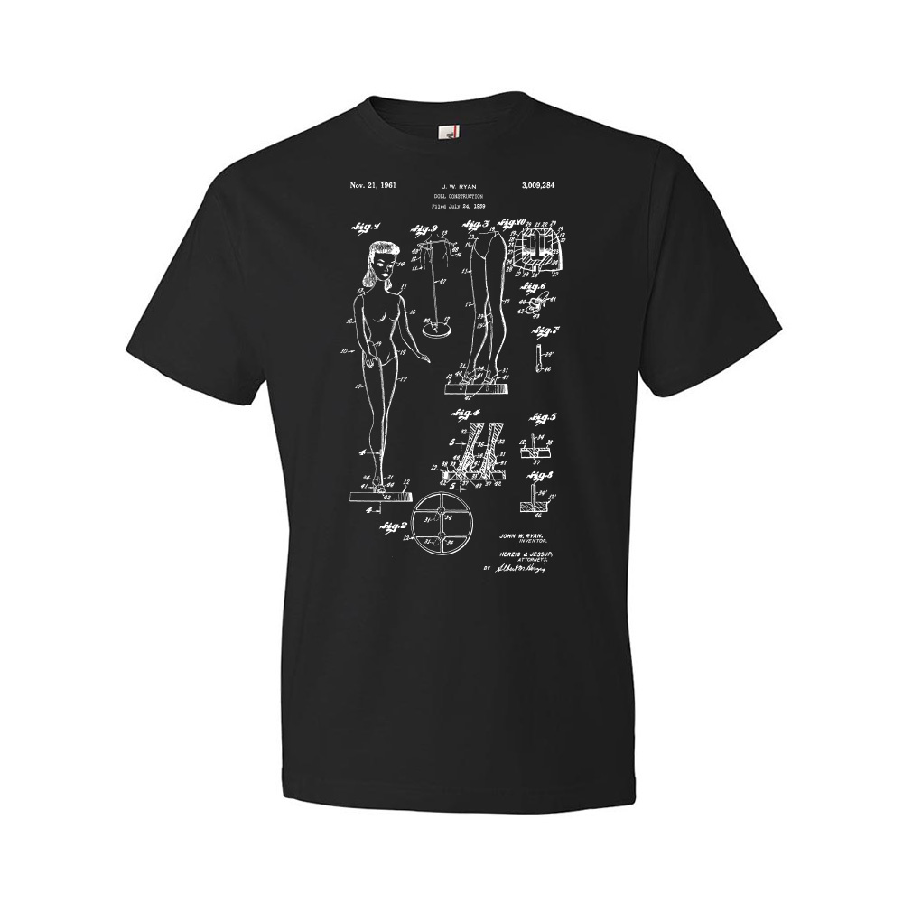 Doll Patent Shirt Doll T Shirt Toy Lover Gift Mom Gifts Teacher