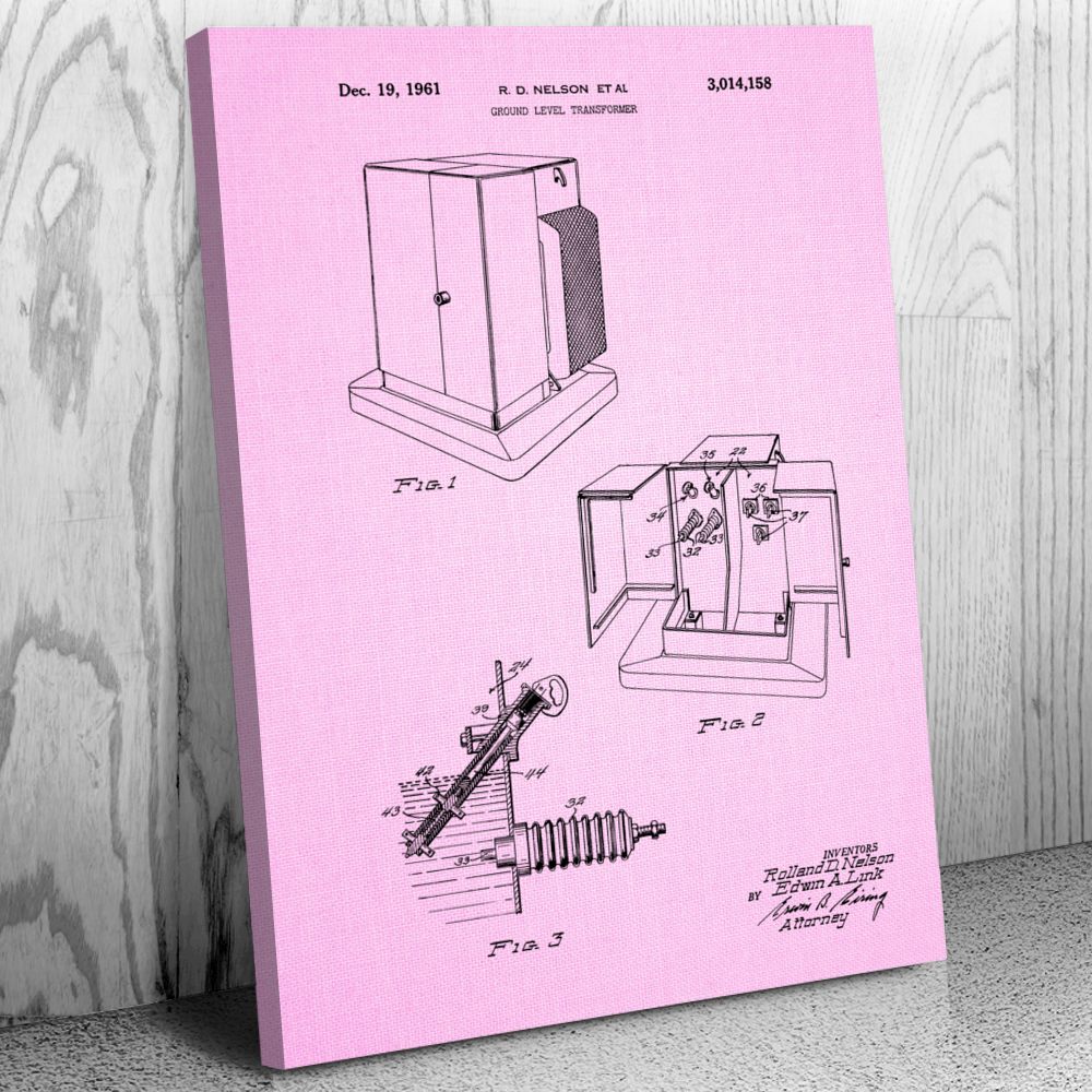 Transformer Box Canvas Print Technician Gift City Worker Electrician Gift