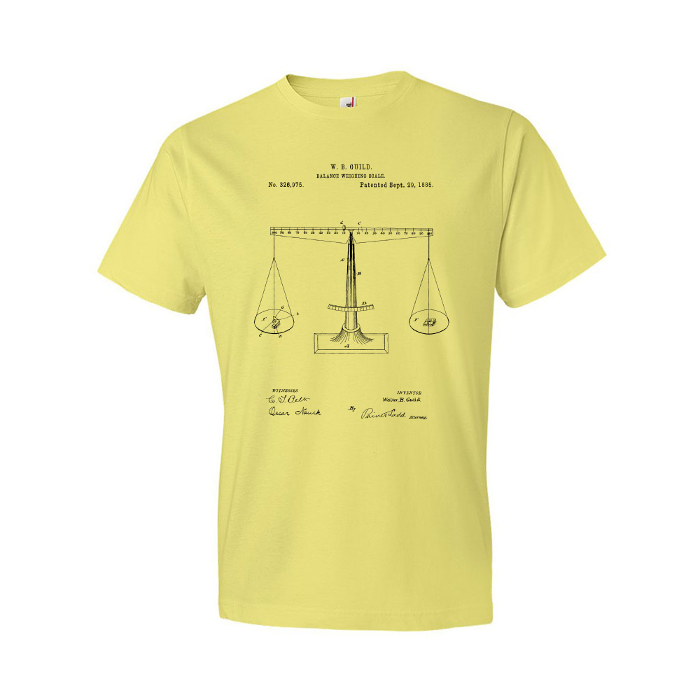 Camisa Patente Escalas de Justicia Estudiante de Derecho Abogado Regalo Sala Camisa - Imagen 11 de 11
