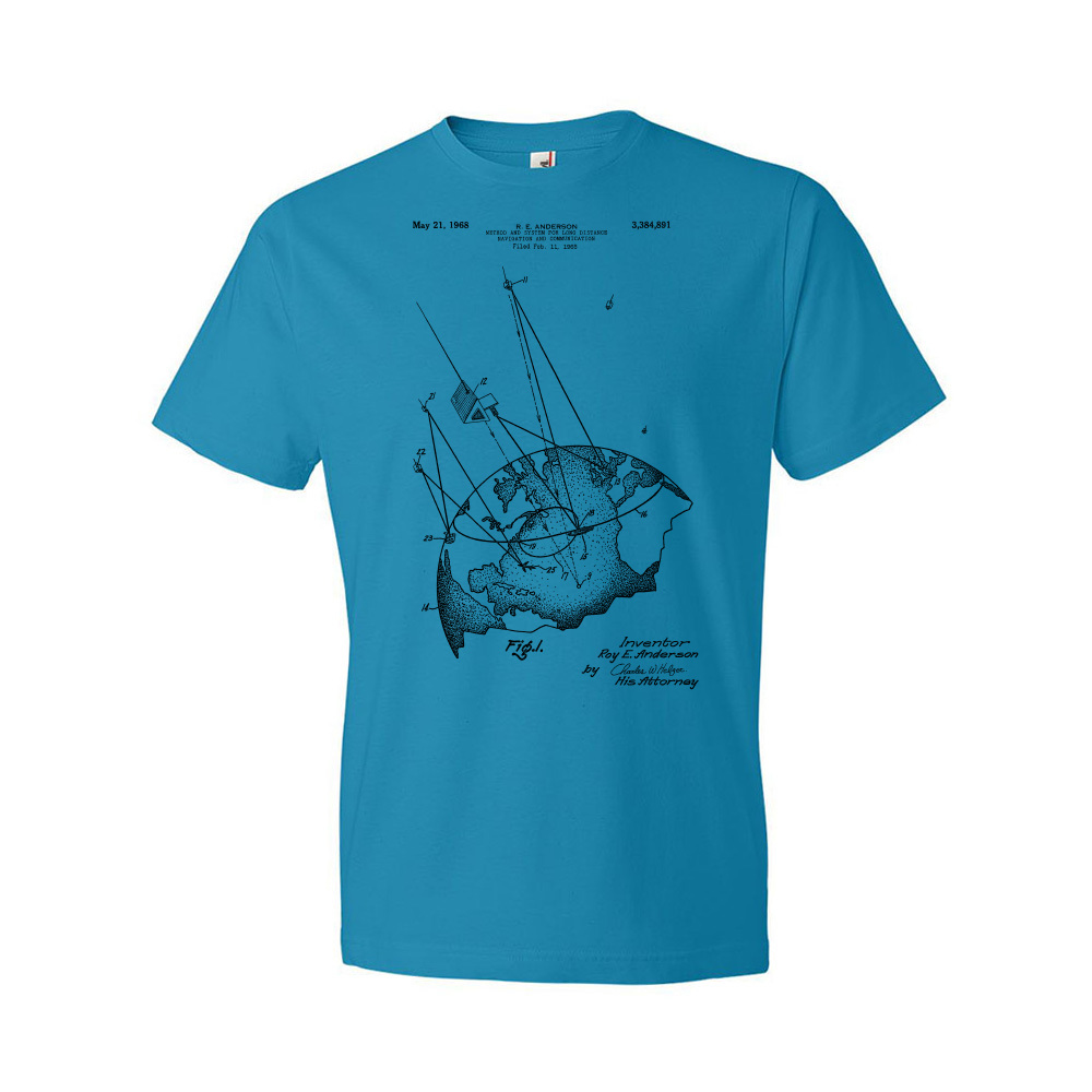 Camisa GPS Satelital Patente Telecomunicaciones Regalo Científico del Tiempo Ingeniero Regalo - Imagen 10 de 11