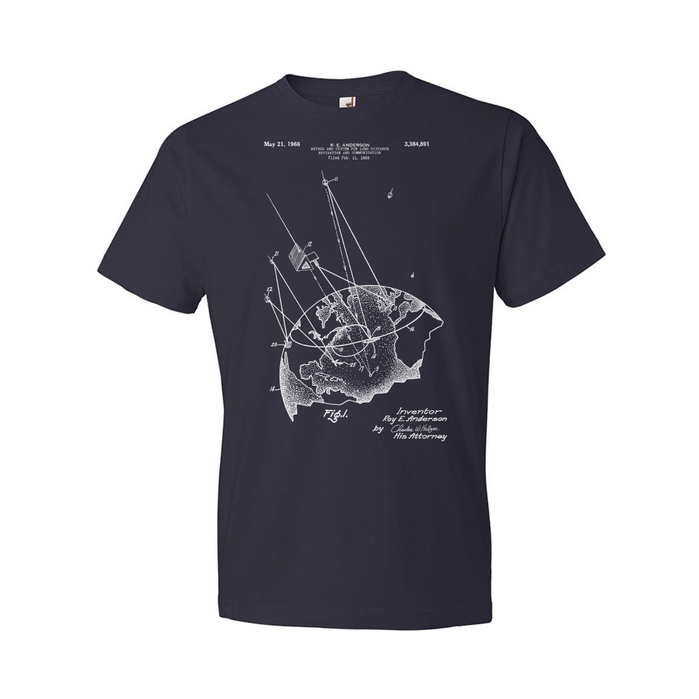 Camisa GPS Satelital Patente Telecomunicaciones Regalo Científico del Tiempo Ingeniero Regalo - Imagen 7 de 11