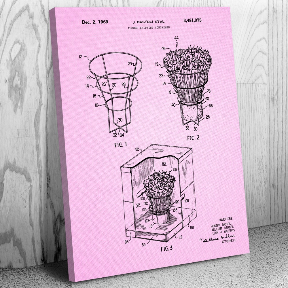 Flower Box Canvas Print Florist Gift Flower Shop Decor Greenhouse Art Office Art