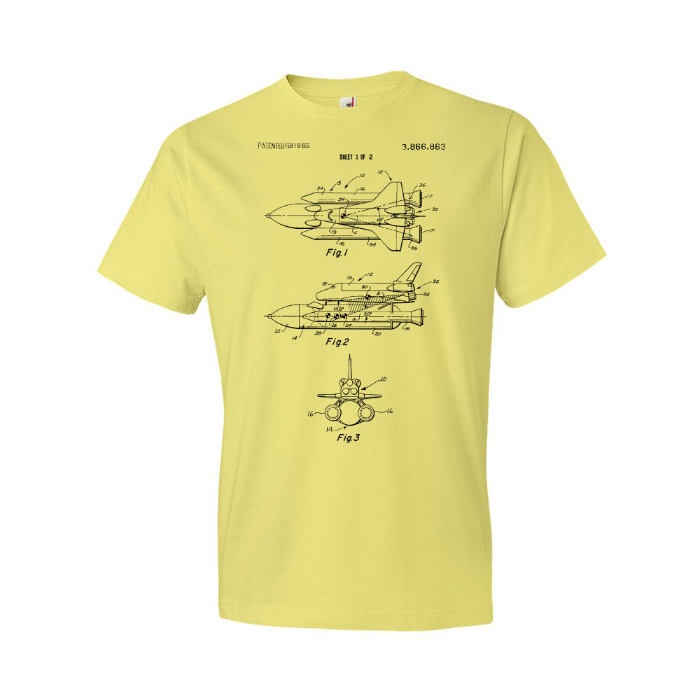 Enterprise Space Shuttle Patent Shirt Astronaut Gift Astronomy Lover Space Gifts - Picture 11 of 11