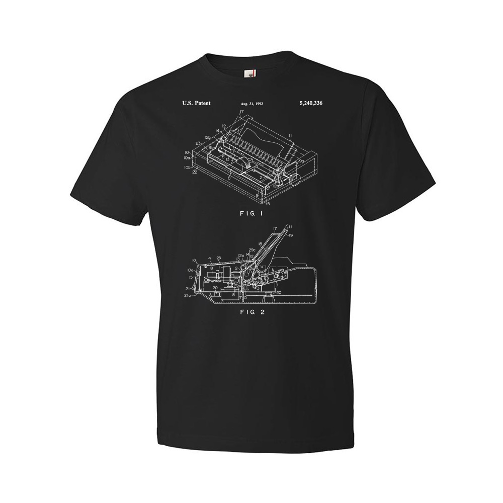Dot Matrix Printer Shirt Computer Lab Tee IT Tech Gift Printer Blueprint