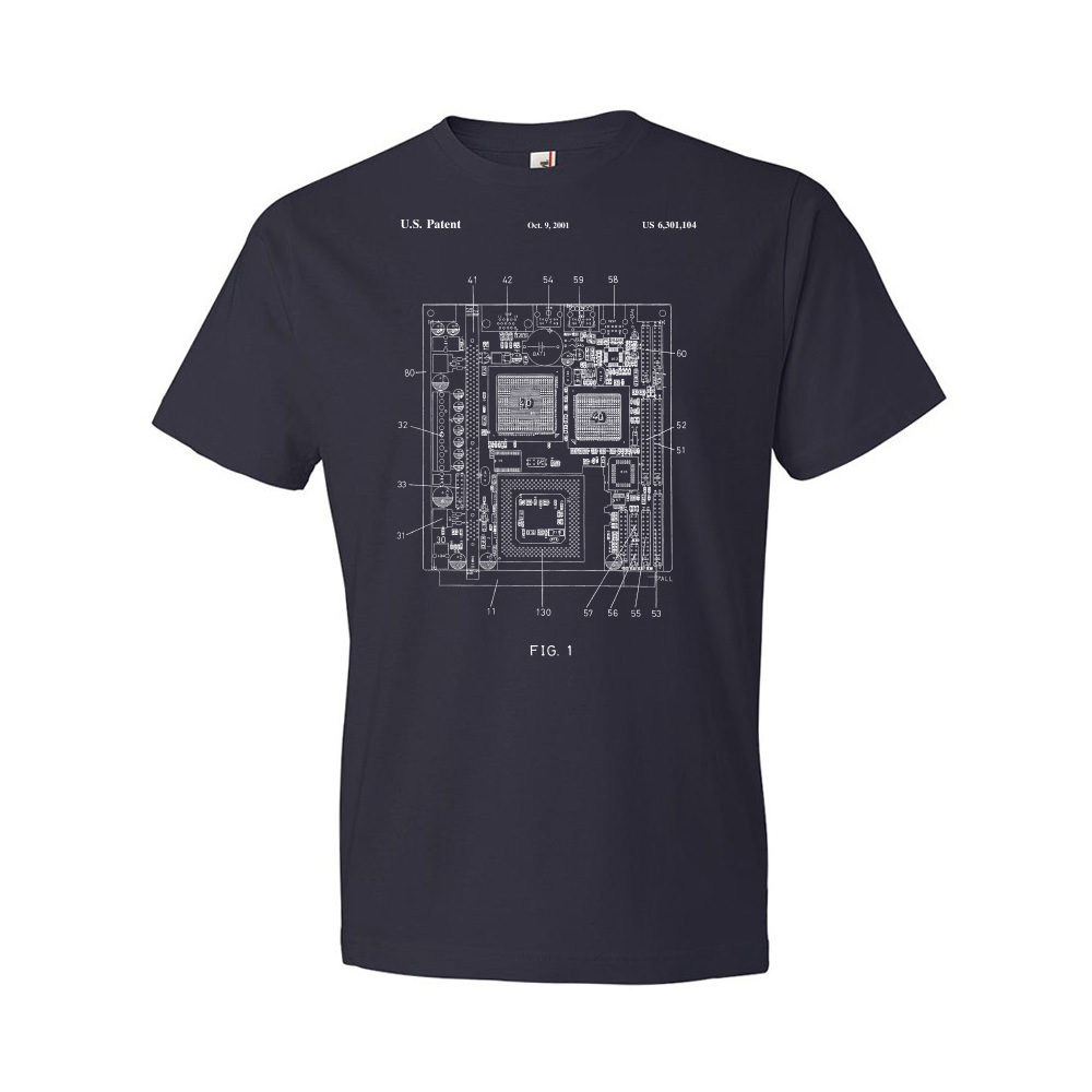 Motherboard Shirt Computer Shirt Lab Tee Circuit Diagram Hardware