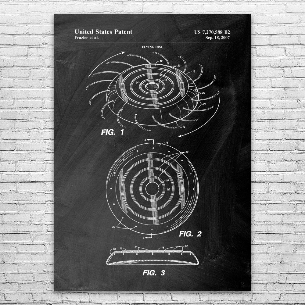 Frisbee Poster Print Frisbee Art Frisbee Player Gift Frisbee Decor Disc  Golf Art | eBay