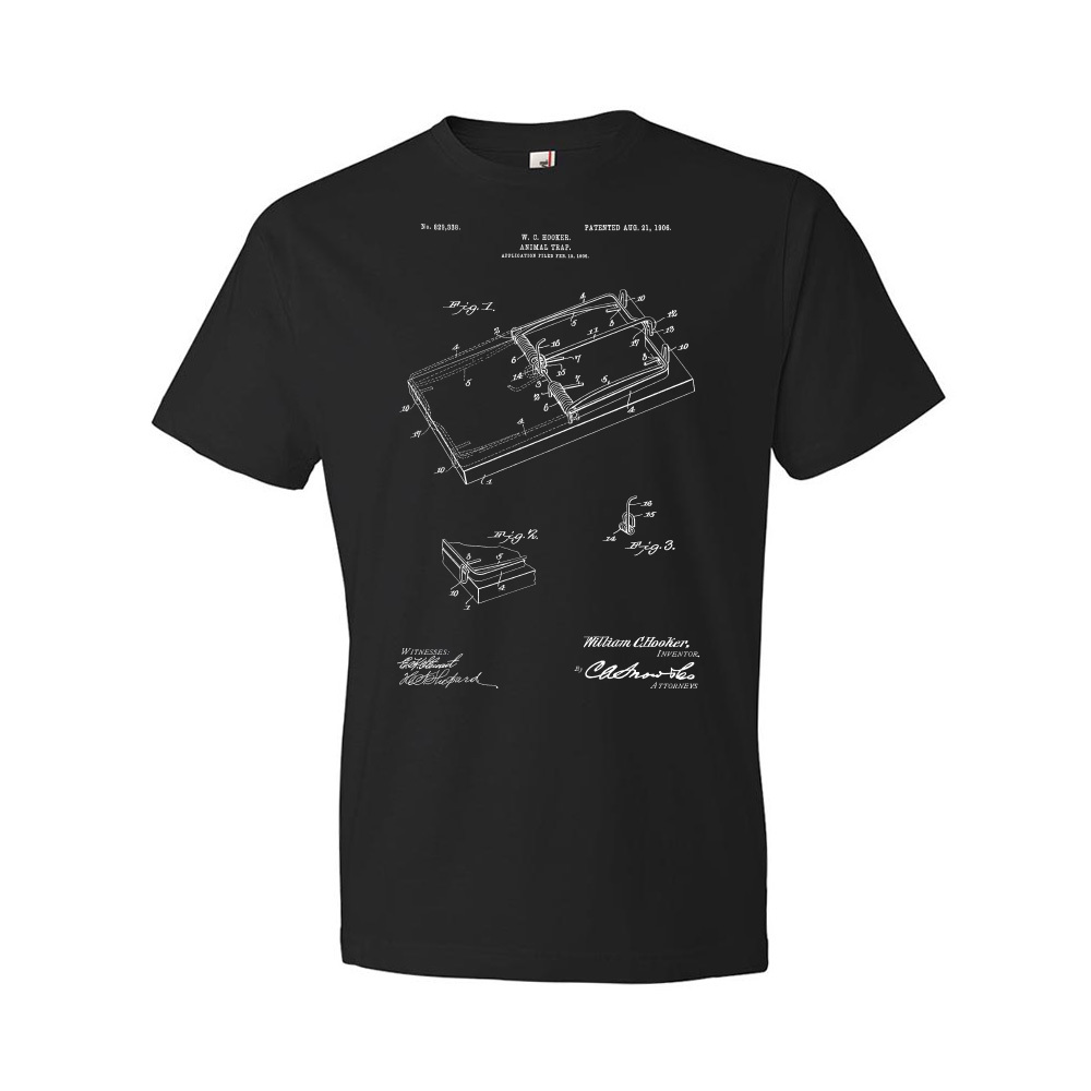 Mouse Trap Patent Shirt Veterinarian Gift Engineer Gift Animal