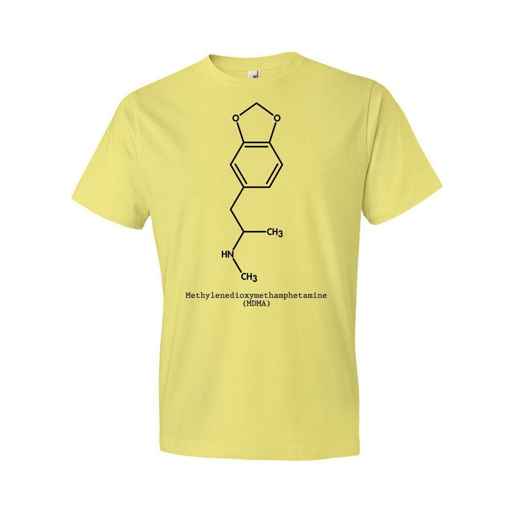 MDMA Molecule Ecstasy Shirt Raver Gift MDMA Tee Psychologist Gift