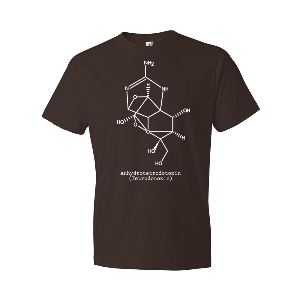 Fugu Fisch Tetrodotoxin Molekül Shirt Kugelfisch Fugu Fisch T-Shirt Sushi Koch Geschenk - Bild 4 von 11
