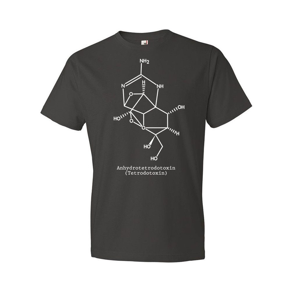 Fugu Fisch Tetrodotoxin Molekül Shirt Kugelfisch Fugu Fisch T-Shirt Sushi Koch Geschenk - Bild 8 von 11