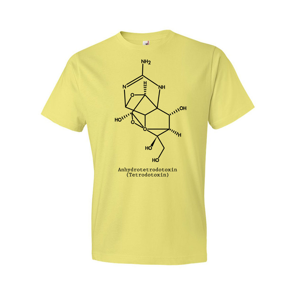 Fugu Fisch Tetrodotoxin Molekül Shirt Kugelfisch Fugu Fisch T-Shirt Sushi Koch Geschenk - Bild 11 von 11