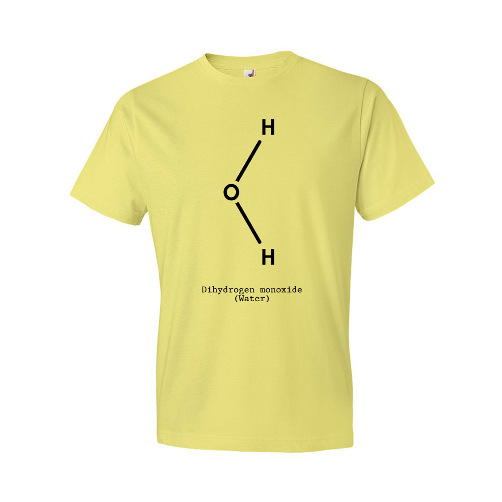 Water H2O Molecule Shirt Science Teacher Gift Student Gift Chemistry Tee - Picture 11 of 11